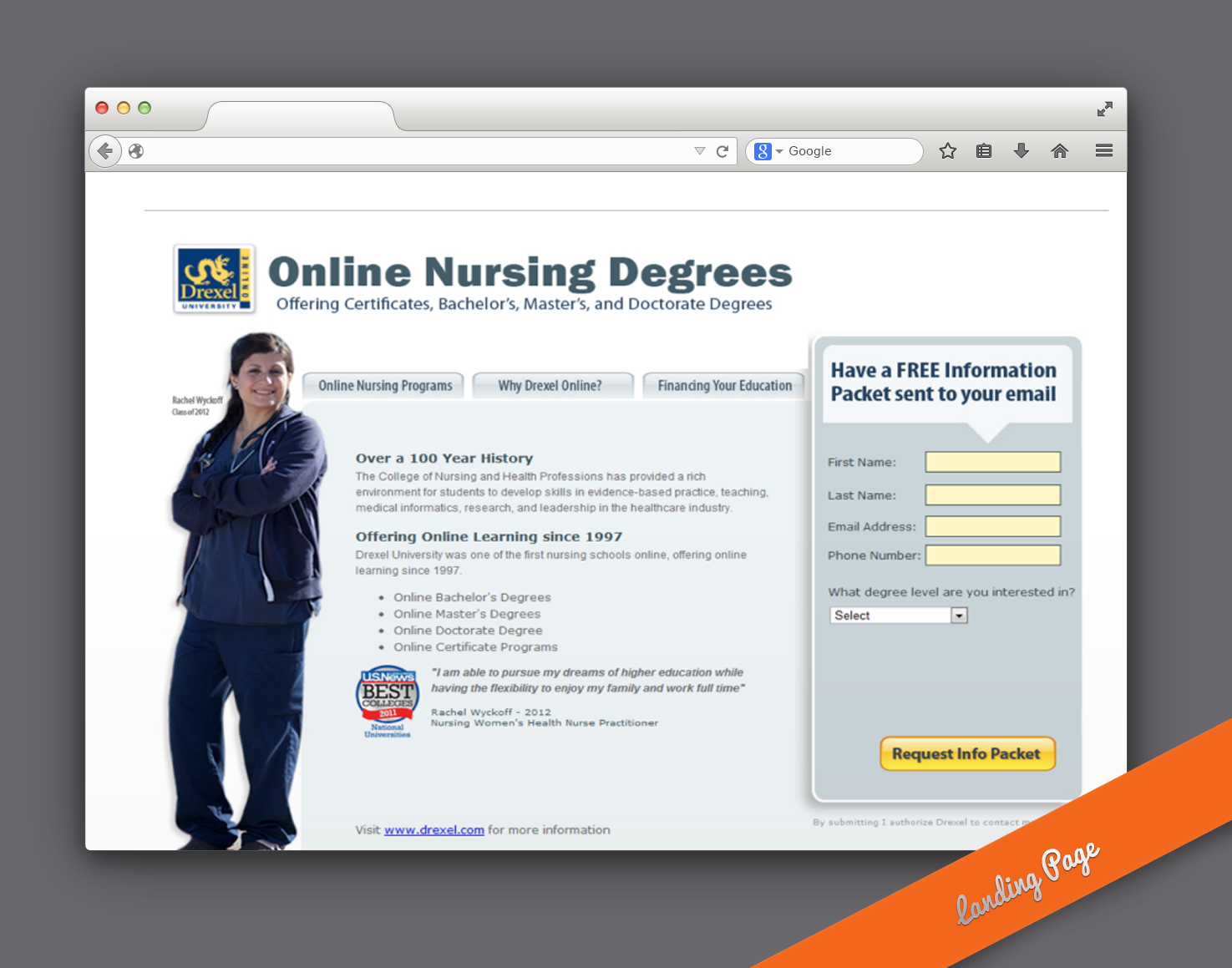Landing Page A/B Test